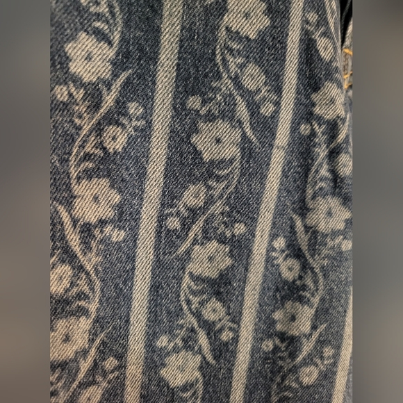 Free People We The Free Tennessee Low Rise Printed Boyfriend Jeans - Picture 5 of 15